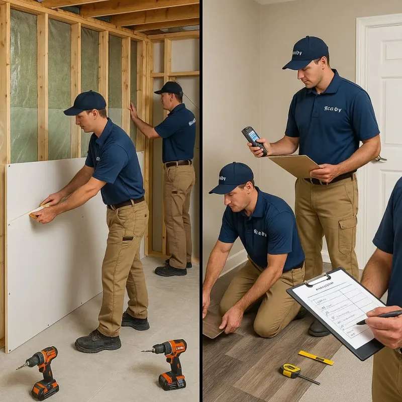Repairs and Reconstruction process in Iredell County, NC